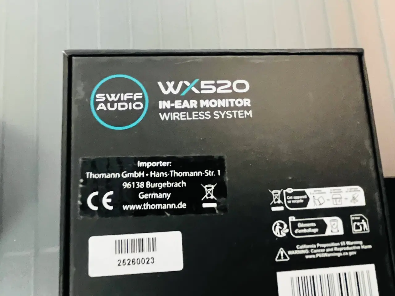 Billede 4 - 2 stk. in-ear monitor system samt input boks