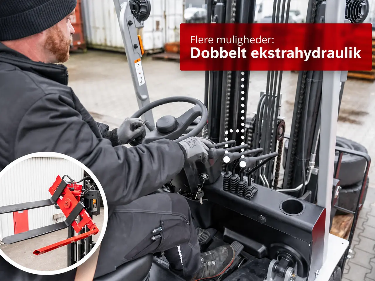 Billede 11 - Elektrisk gaffeltruck CSX25 - 2500 kg, 4800 mm løftehøjde, Lithium-ion-batteri