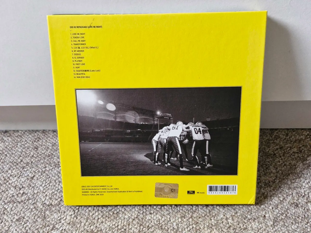 Billede 2 - EXO - LOVE ME RIGHT (Korean Version), Fotokort