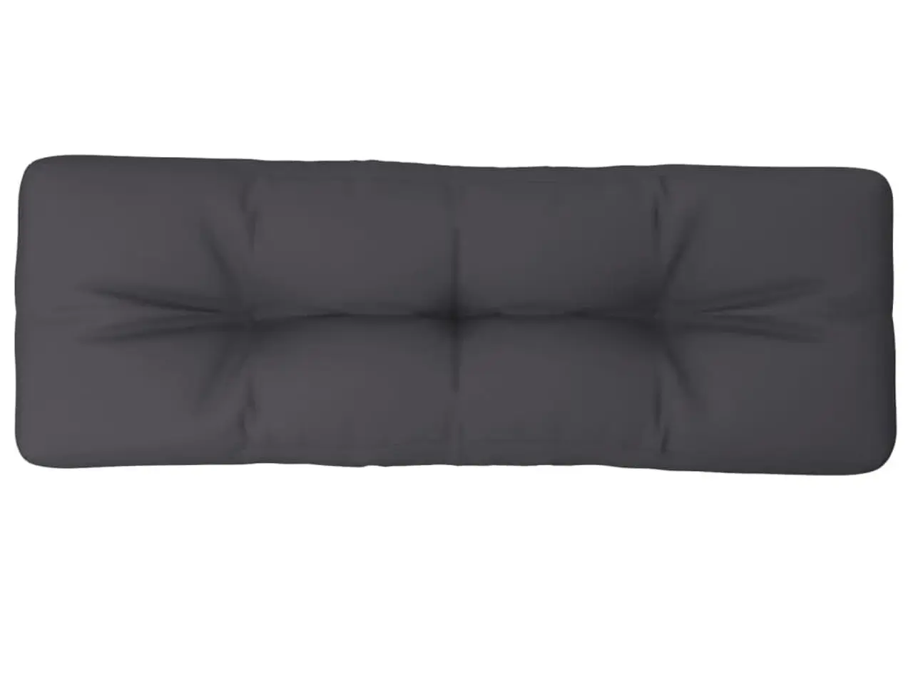 Billede 2 - Pallehynde 120x40x12 cm stof antracitgrå