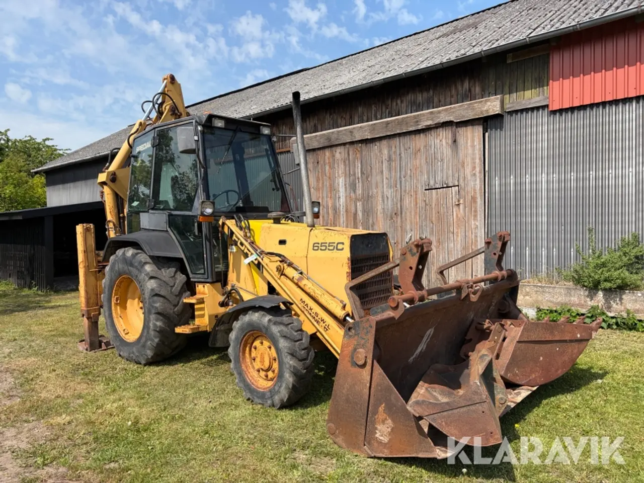 Billede 7 - Rendegraver Ford 655c med skovlpakke.