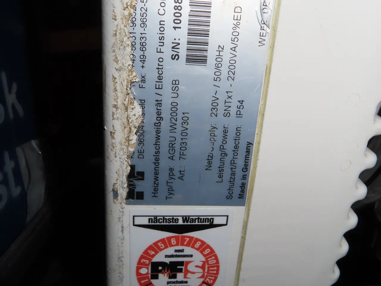 Billede 4 - Induktionsvarmer PFS AGRU INDUKTOFIX W2000