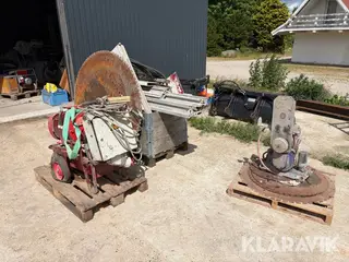 Hydraulisk station med sav J. Meibner A22WL