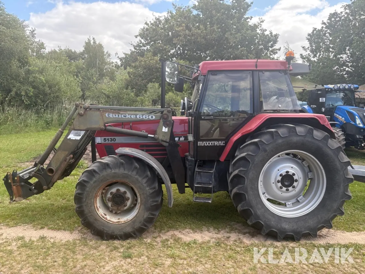 Billede 2 - Traktor Case IH 5130A Maxxum med frontlæsser
