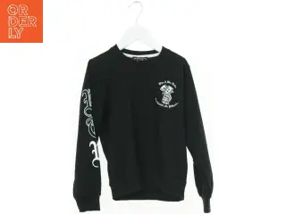Sort sweatshirt med tryk fra 8O8