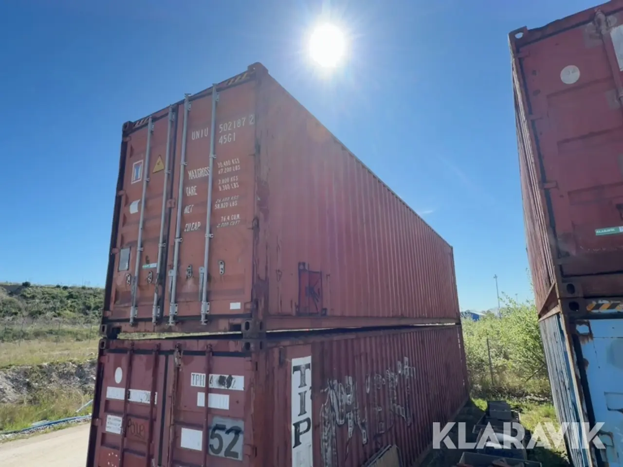 Billede 1 - 40 fods container CIMC 45G1 High Cube