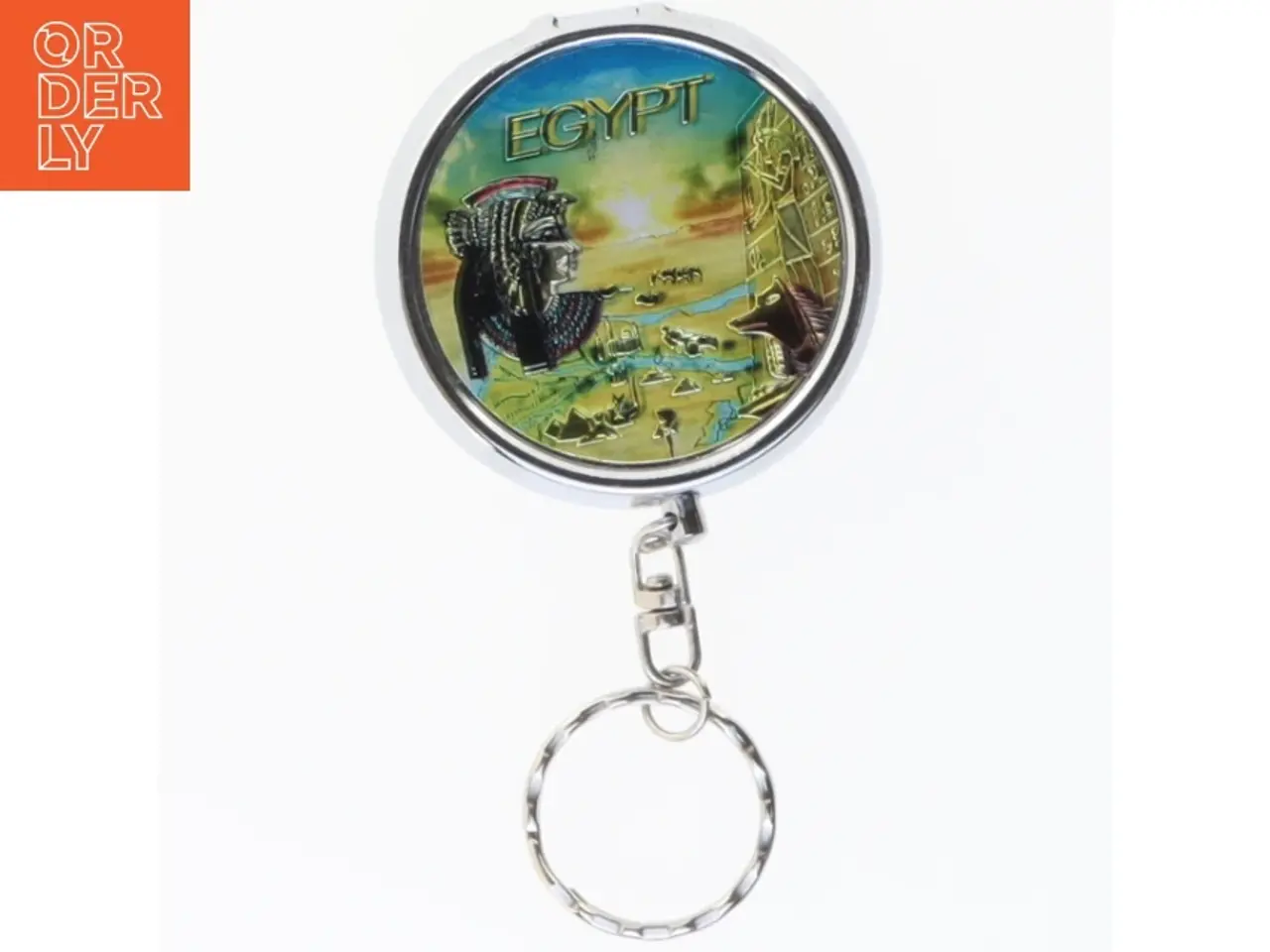 Billede 1 - Nøglering med Egyptisk motiv (str. 10 cm)