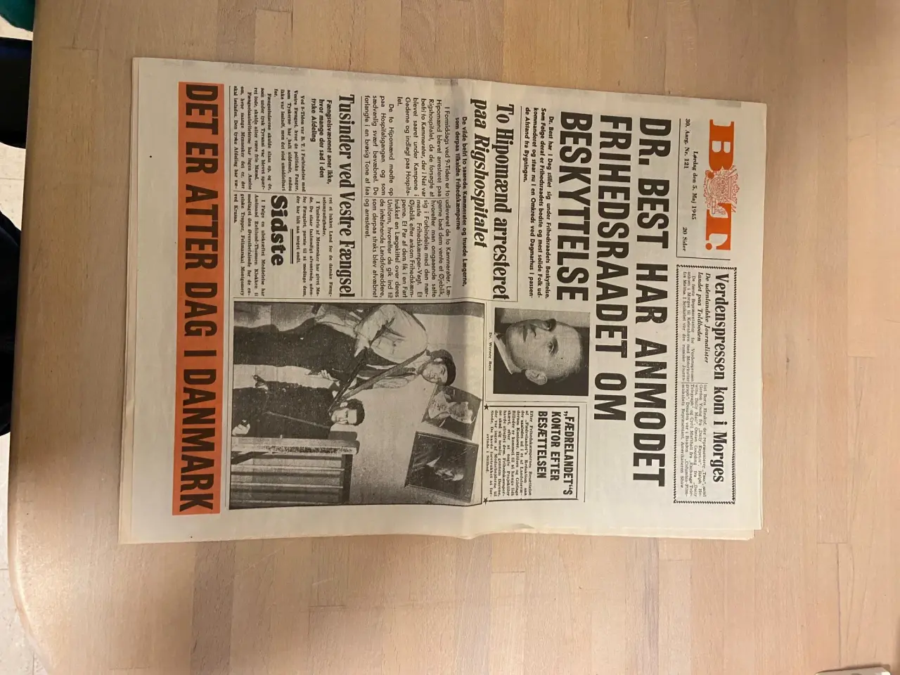 Billede 1 - BT fra 5 maj 1945