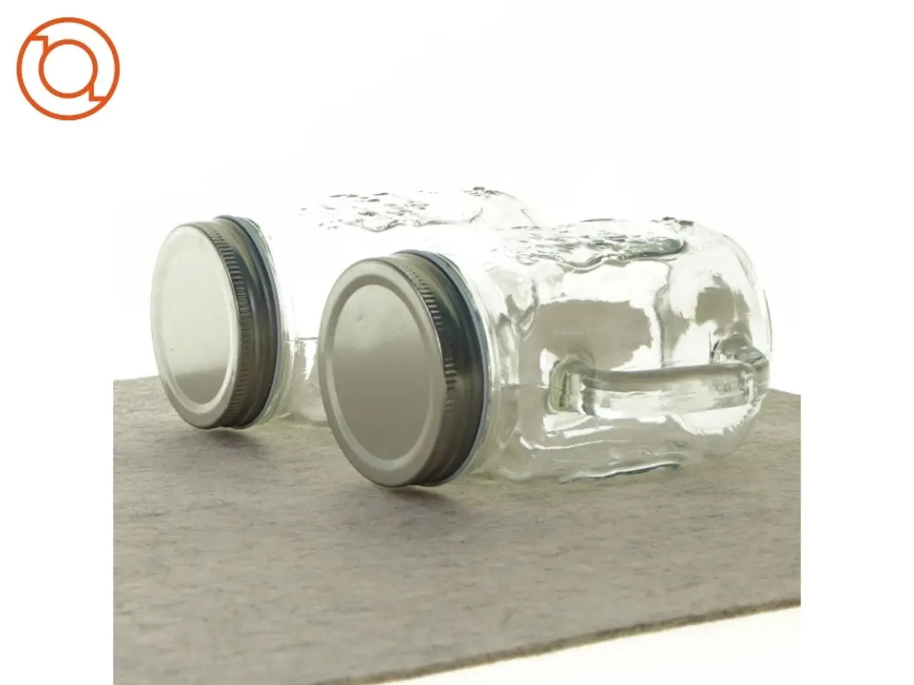 Billede 1 - drinksglas med låg (str. 13 x 7 cm)