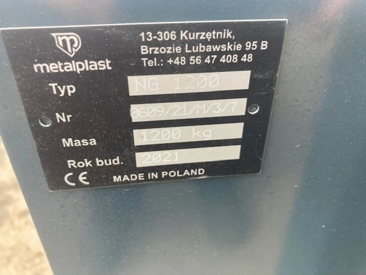 Billede 4 - - - - 1200 KG Frontvægt