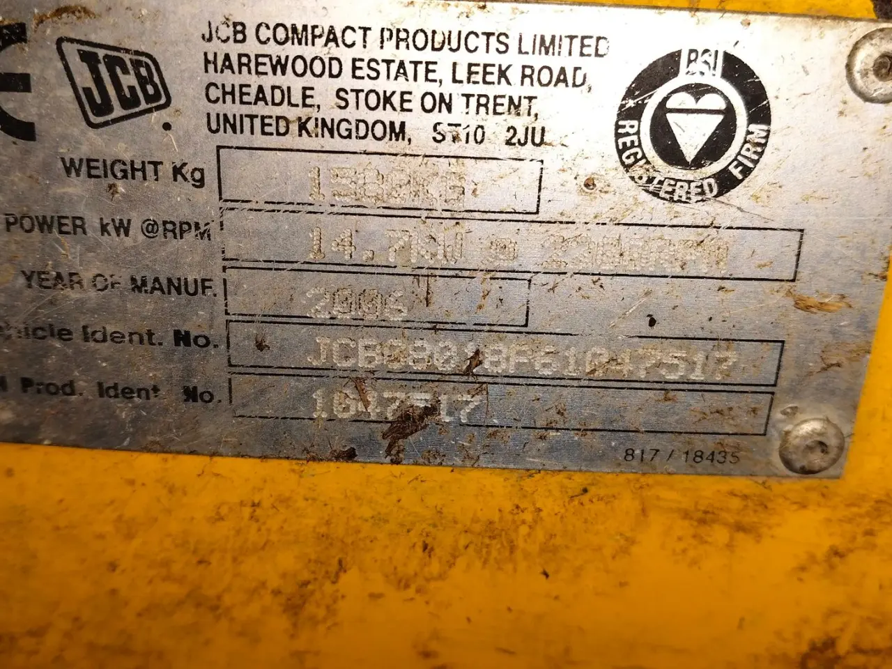 Billede 9 - JCB 8018 med nyere bælter