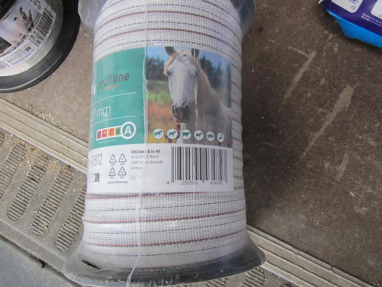 Billede 1 - VOSS.farming Weidezaunband 200m/20mm, 2x0,25 Kupfe