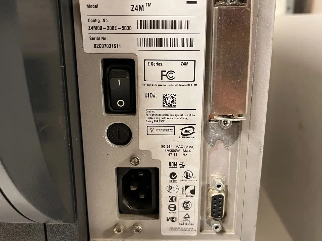 Billede 15 - Zebra Z4Mplus Z4M00-200E-5030 Thermal Label 203DPI