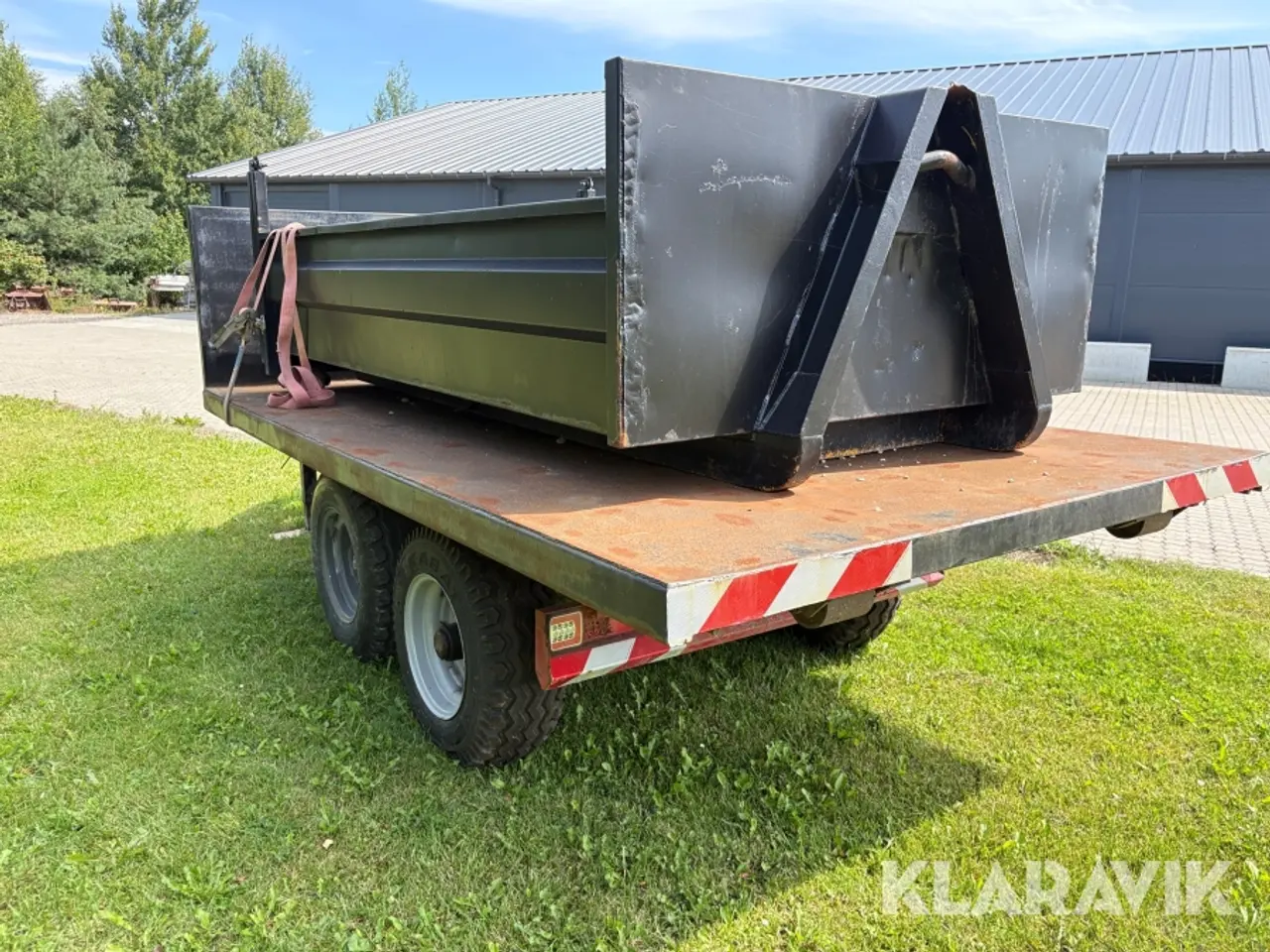 Billede 4 - Kroghejsevogn med lad og container