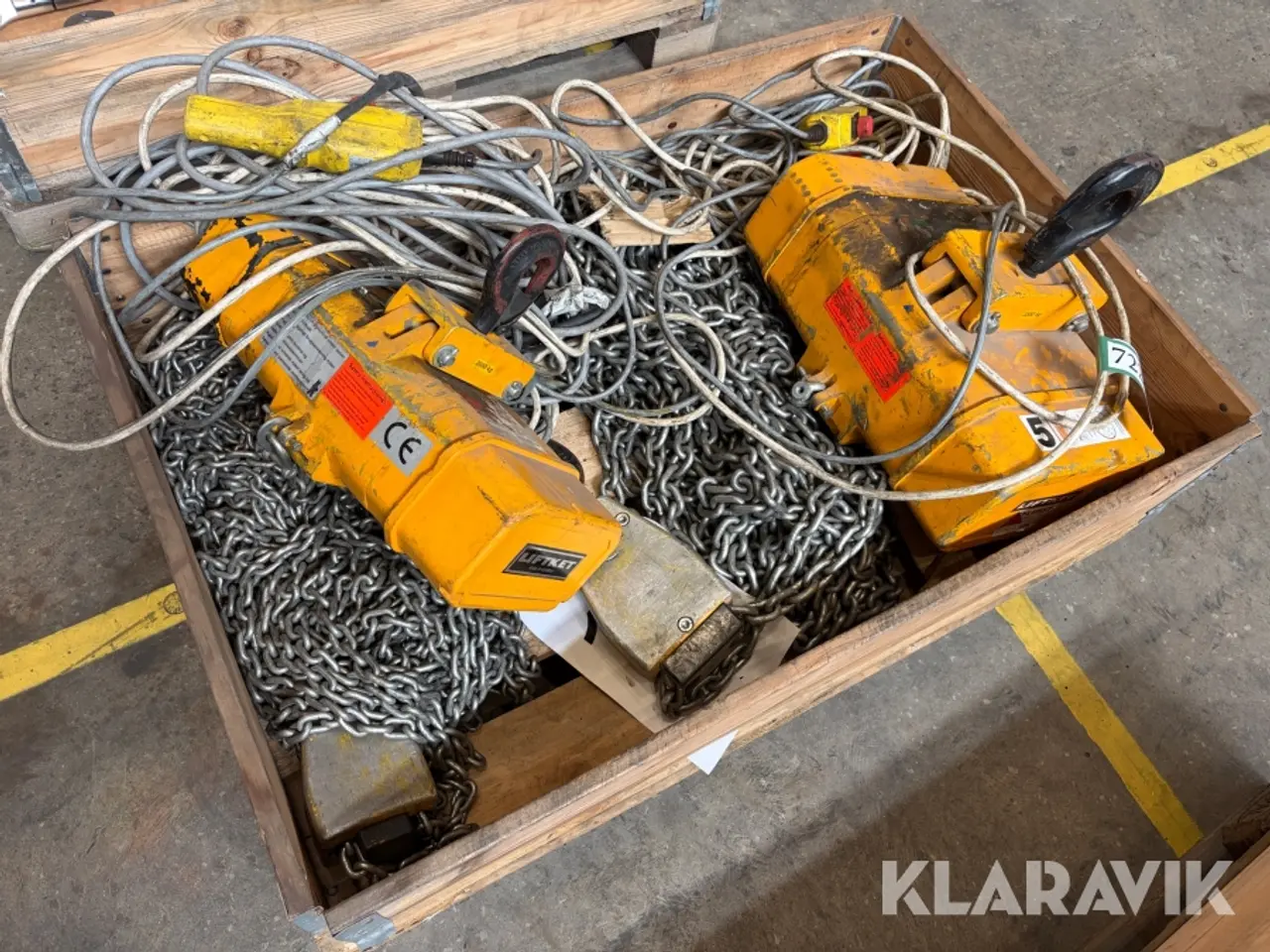 Billede 1 - El-taljer Liftket 2000kg og 3200kg - 2 styk