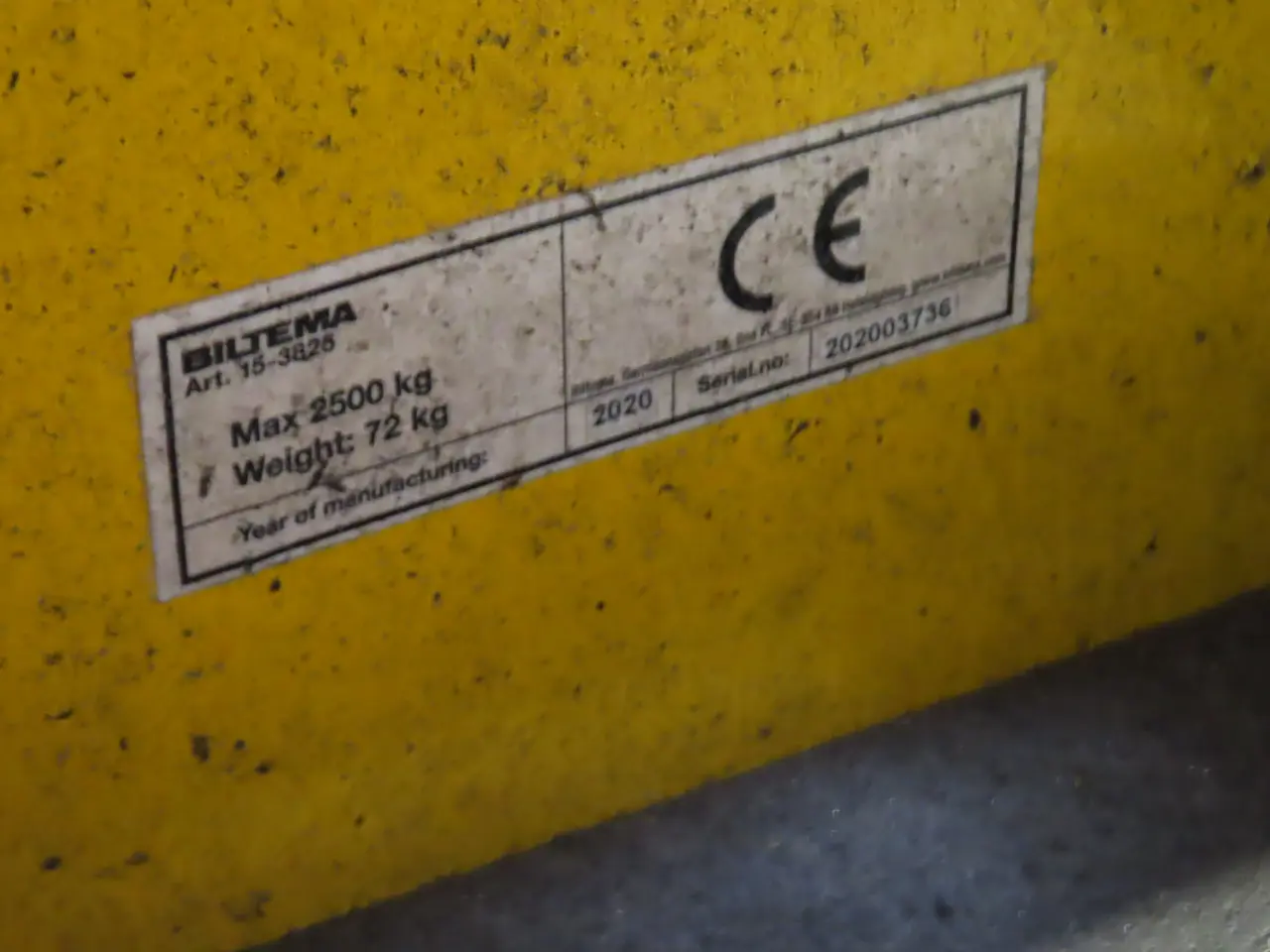 Billede 6 - Palleløfter BILTEMA 2500 kg