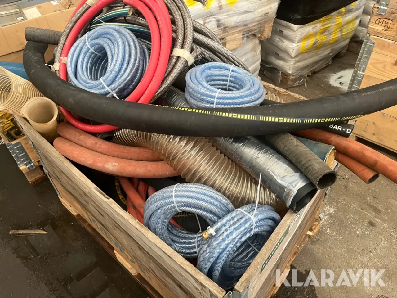 Billede 1 - Slanger Luft/Hydraulik 1 palle