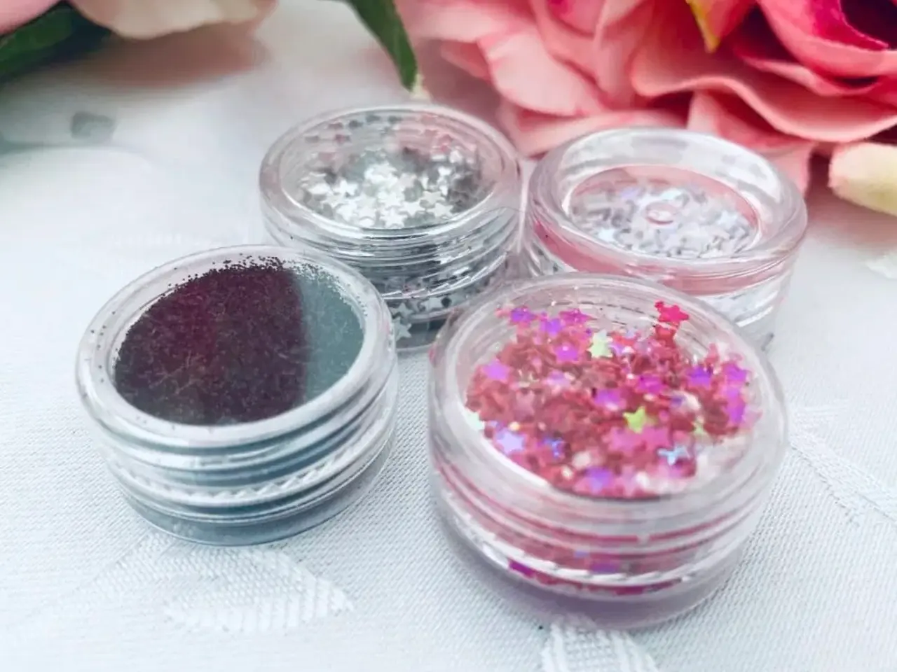 Billede 2 - Glimmer, bling, stjerner til hobby