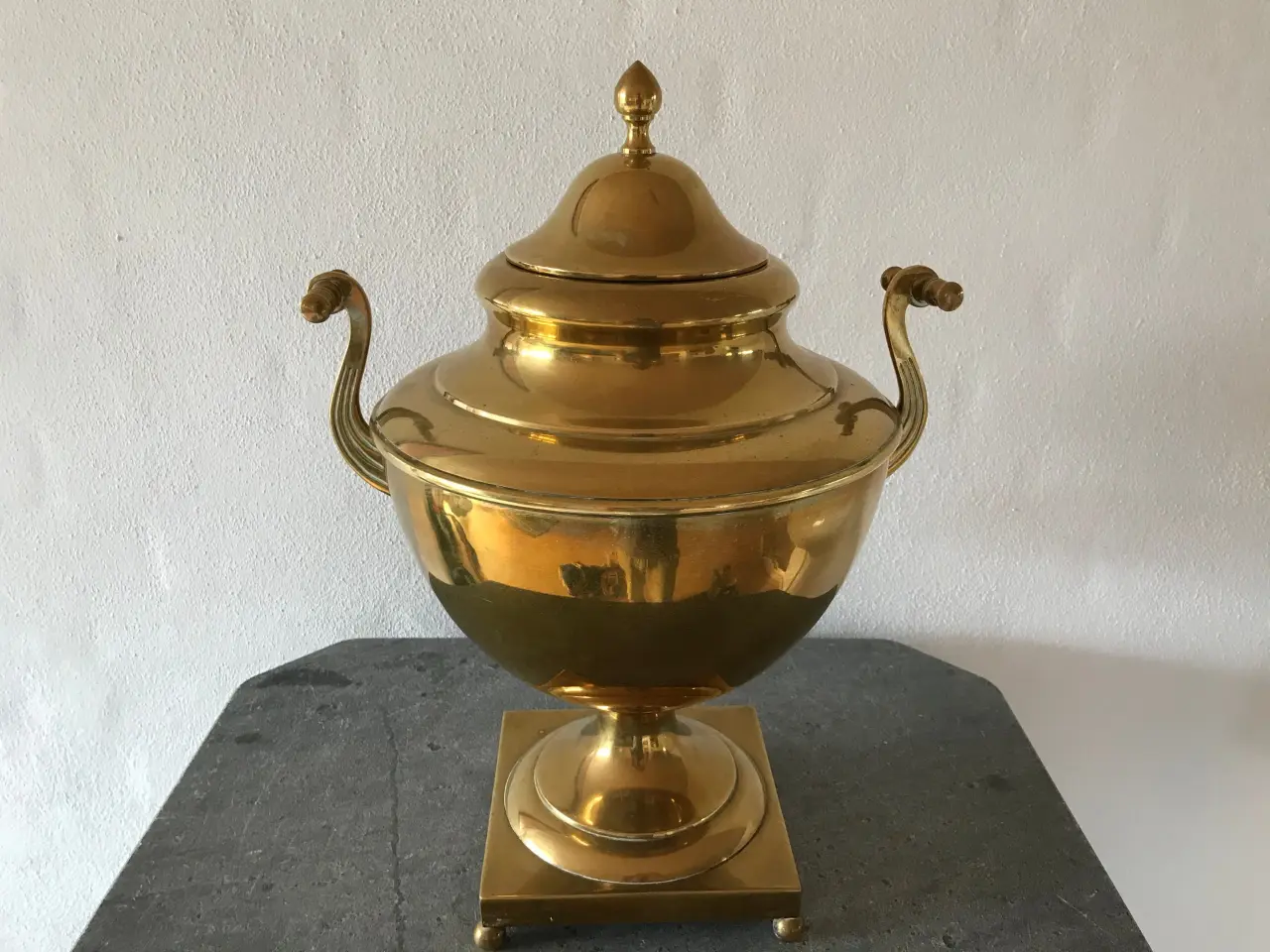 Billede 7 - Stor messing samovar