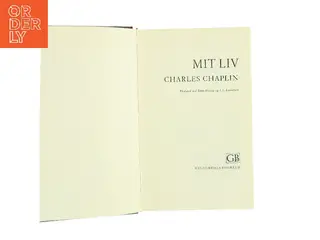 Mit liv af Charles Chaplin (Bog)