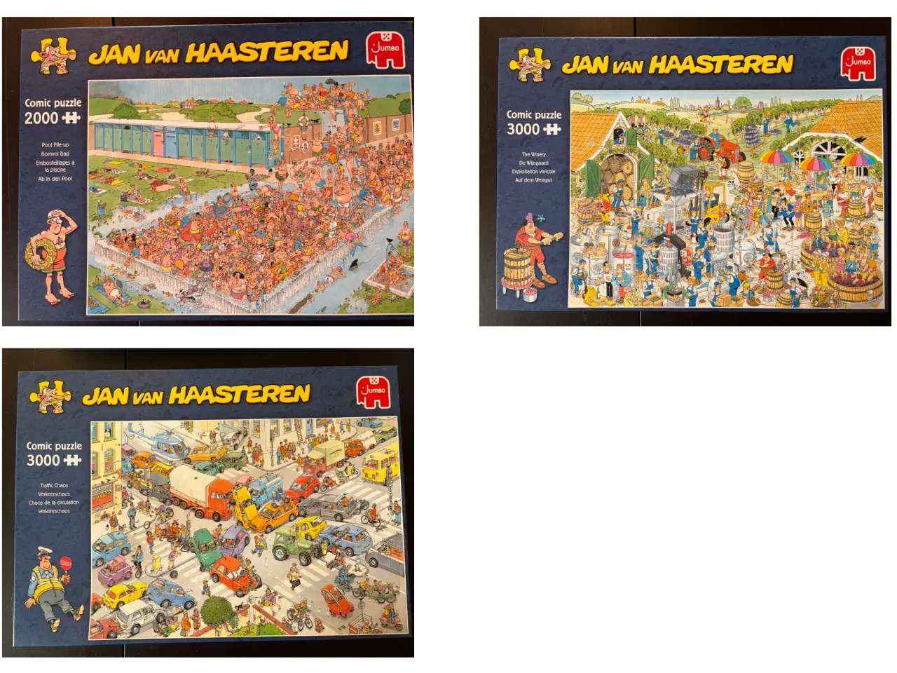Billede 7 - Van Haasteren puslespil, 950-1500 brikker