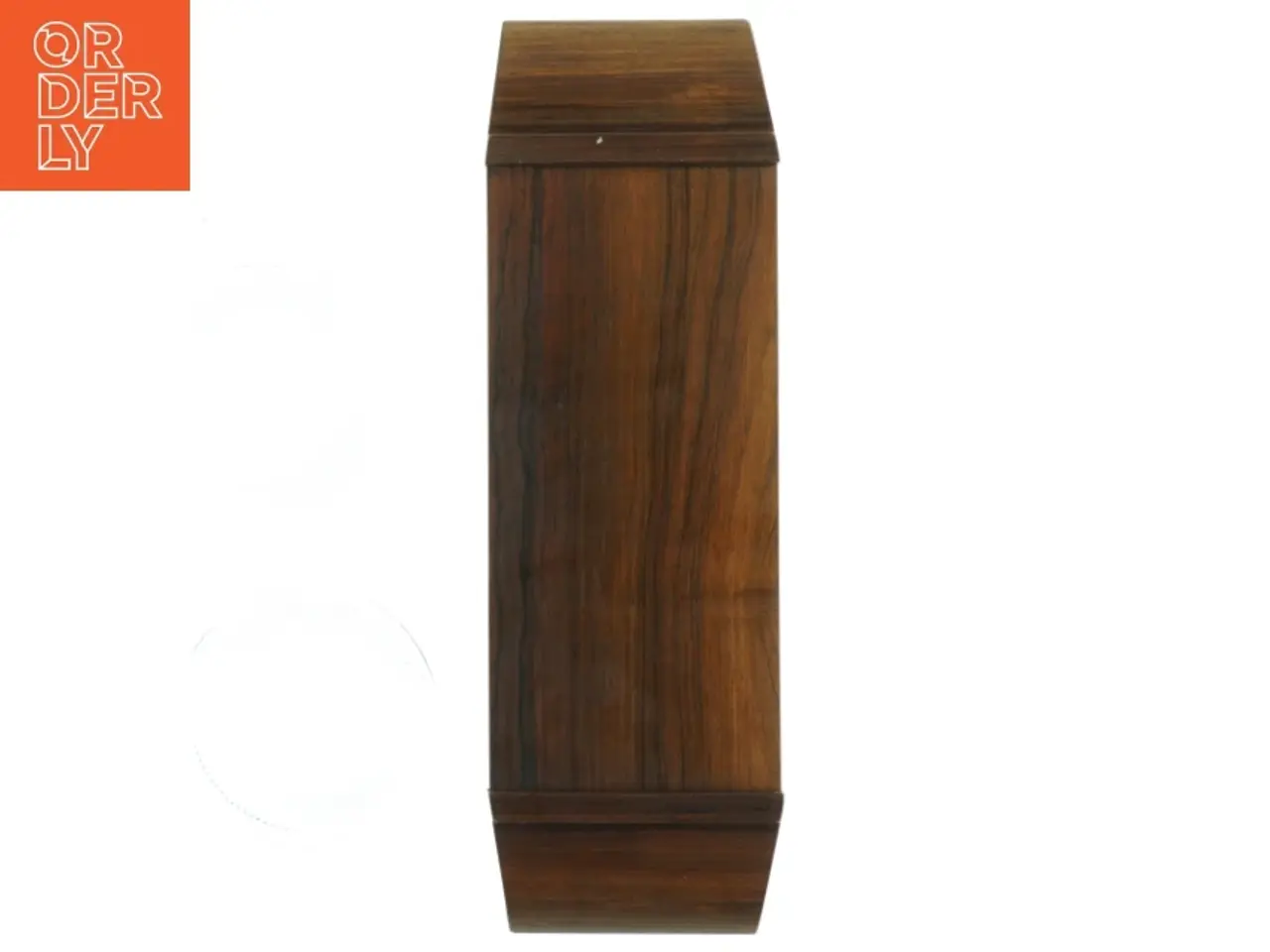 Billede 2 - Palisander Serveringsbakke med glas skåle (str. 38 x 11,5 cm)