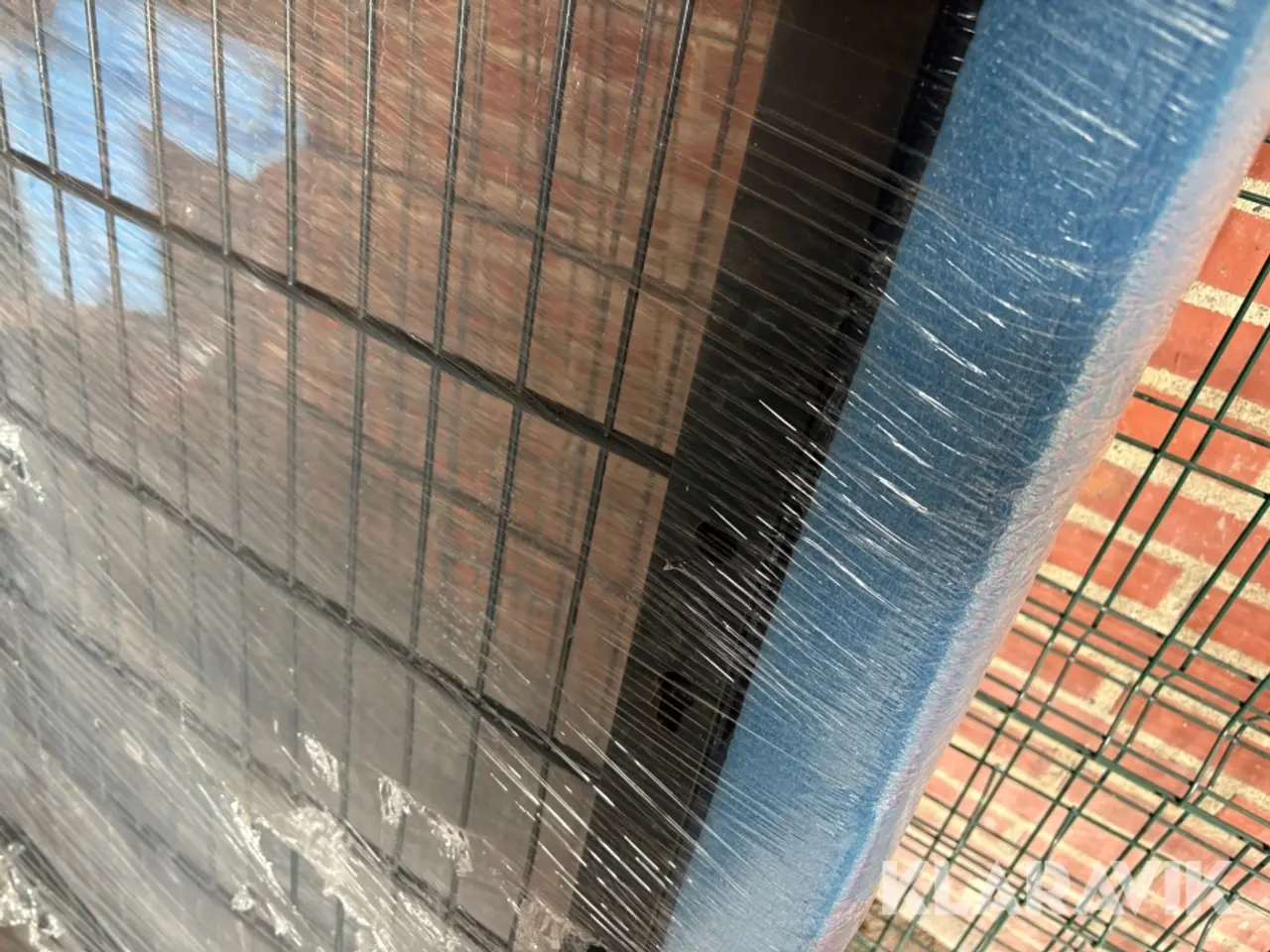 Billede 4 - Låge inklusiv beslag og håndtag - 200x100 cm - grå