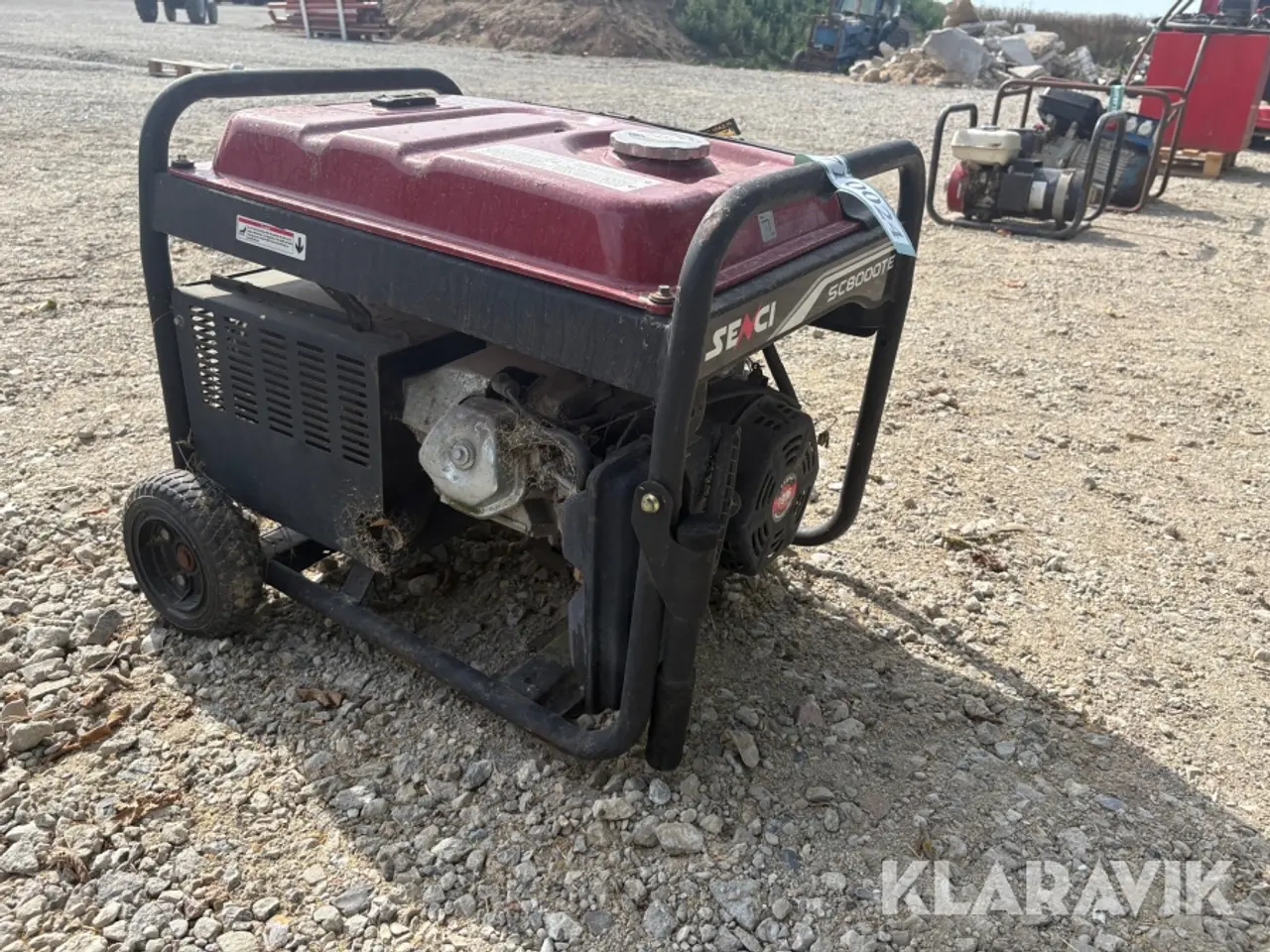 Billede 5 - Generator Senci Sc8000TE 1 Styk