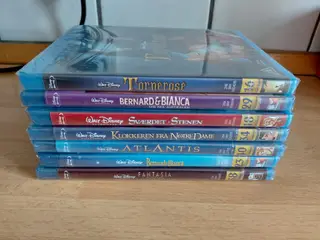 7 stk. Nye Disney blu-ray film