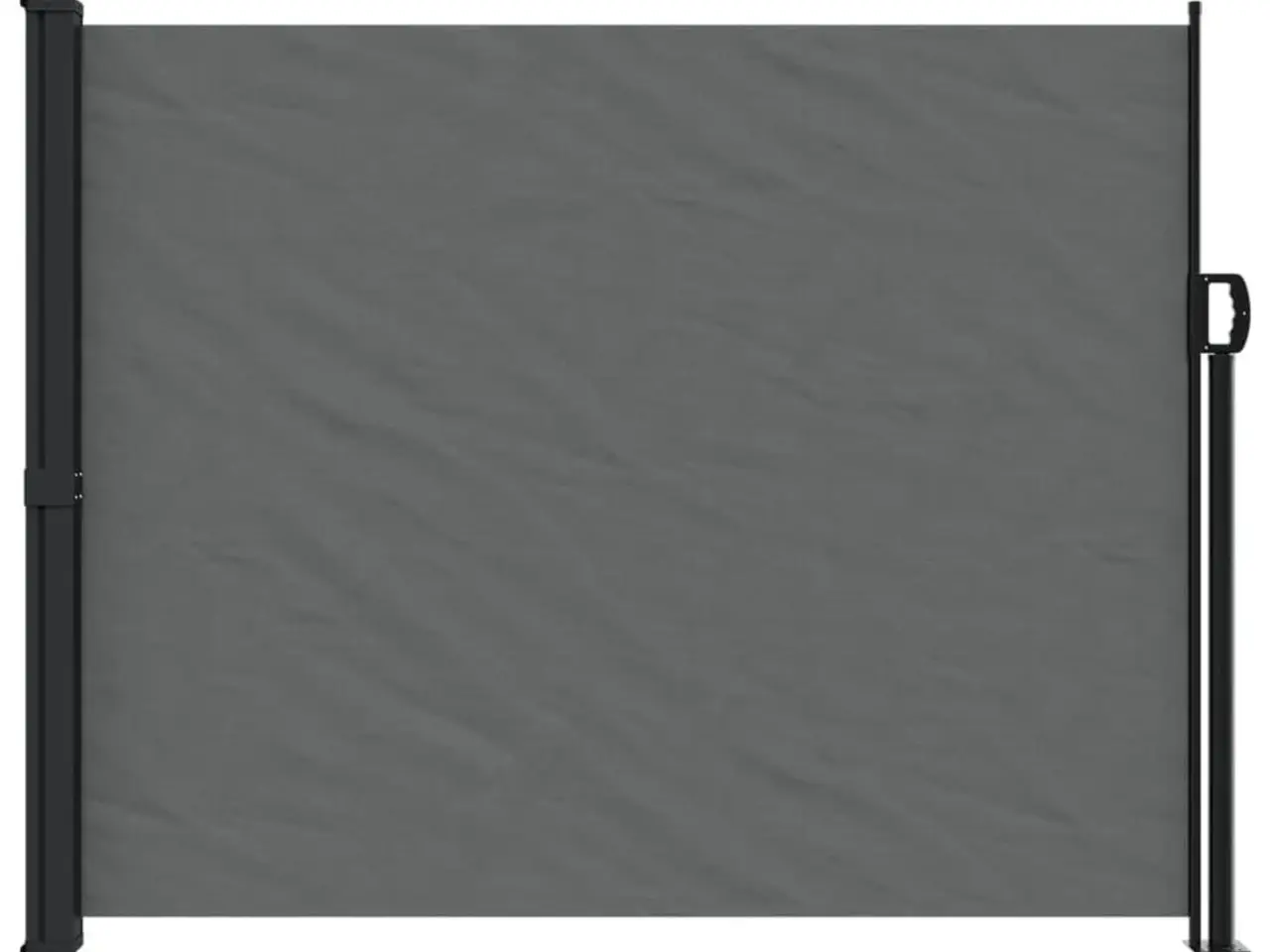 Billede 3 - Sidemarkise 160 × 500 cm - sammenrullelig, antracitgrå