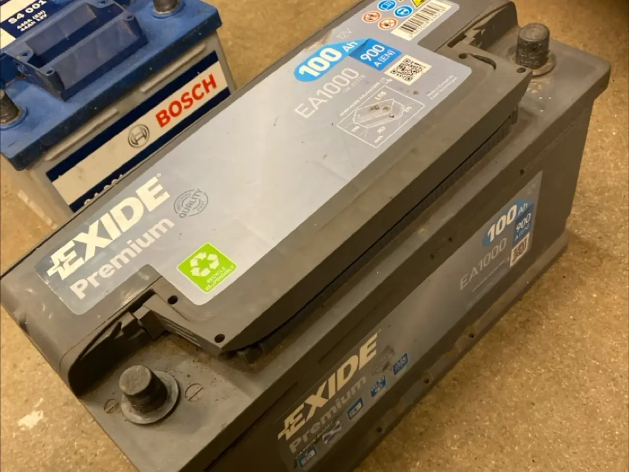 Billede 3 - Batterier 1x 44ah. 1x 72 ah 1x100Ah