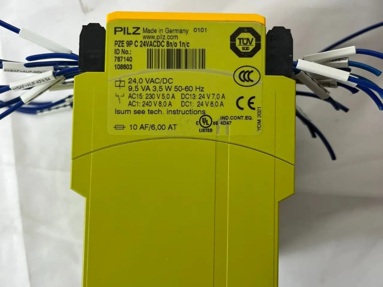 Billede 5 - Pilz 787140 PZE 9P sikkerhedsrelæ Contact Expander