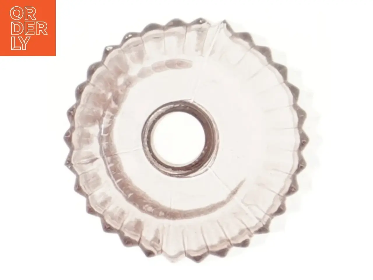 Billede 2 - Glasvase med riller (str. 9,5 cm)