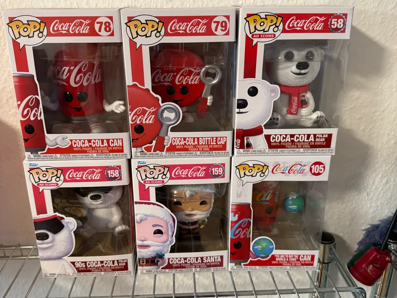 Billede 1 - 🥤 6 stk. Funko Pop! Coca-Cola