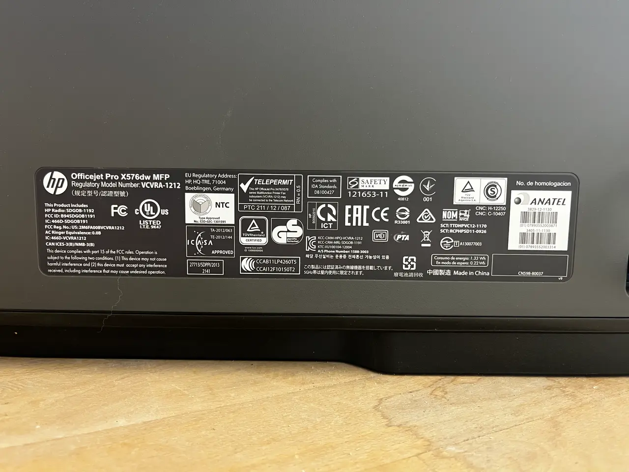 Billede 4 - Printer HP OFFICEJET PRO X576DW MFP