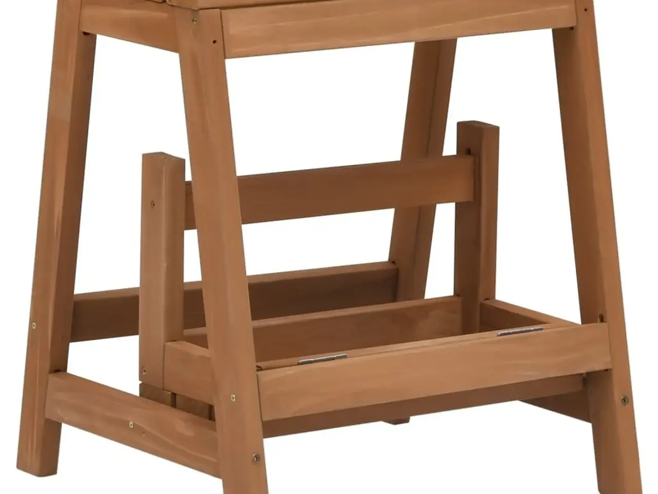 Billede 5 - Sammenklappelig trinstol i massivt fyrretræ - 39 × 38 × 45 cm