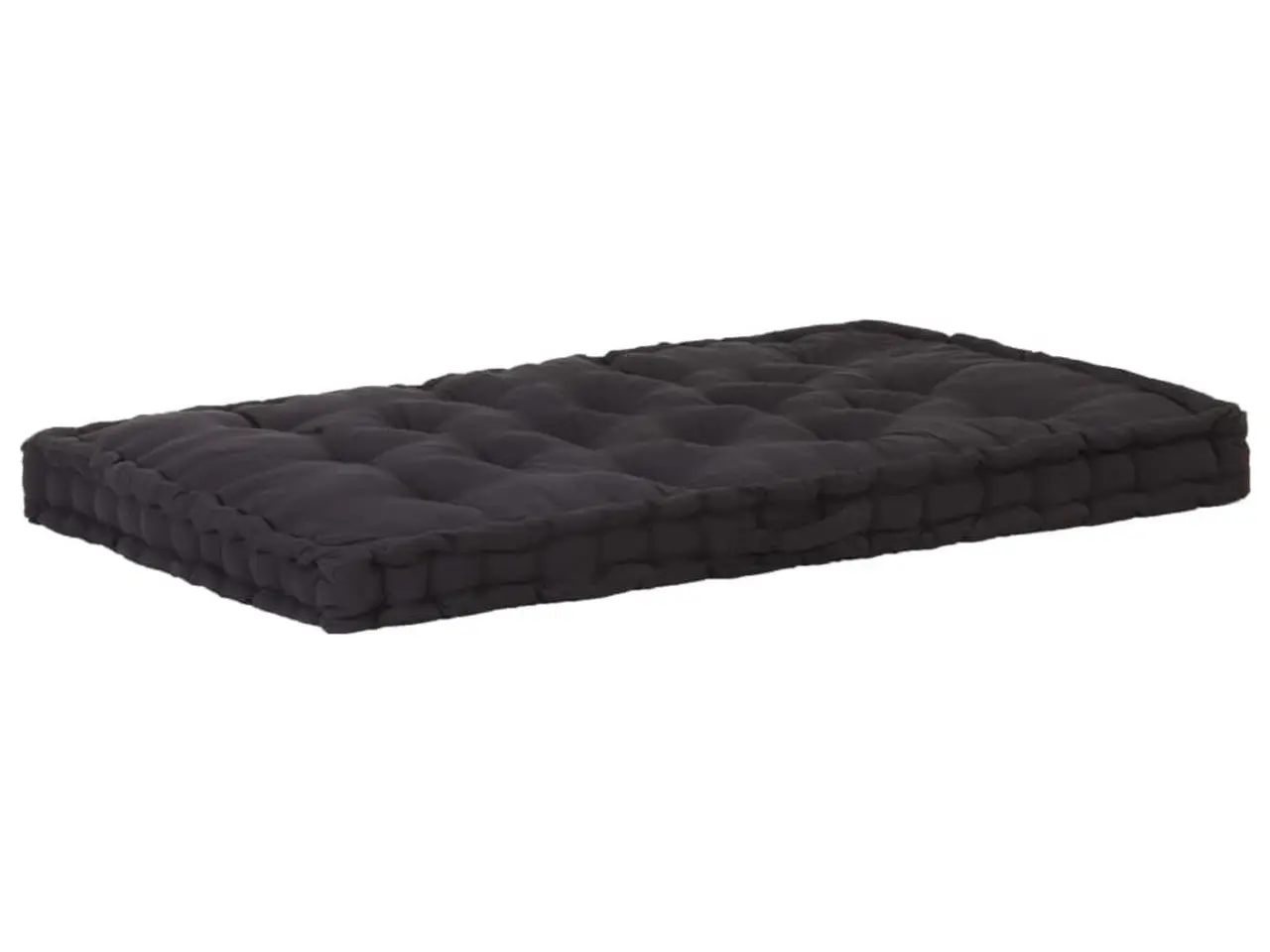 Billede 6 - Hynder til pallesofa 2 stk. i bomuld 120 cm - sort