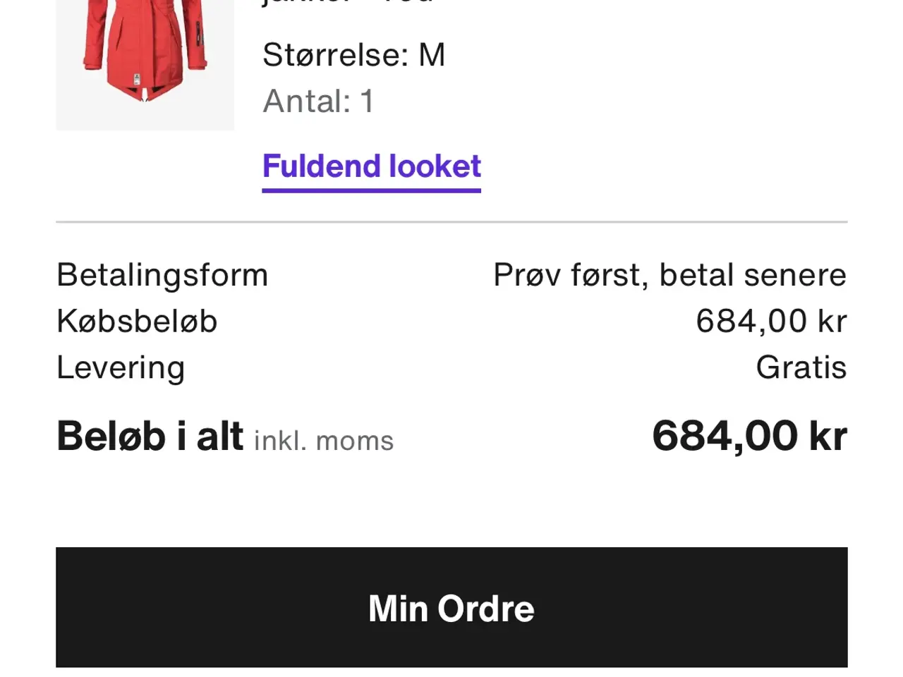 Billede 2 - Marikoo jakke størrelse M
