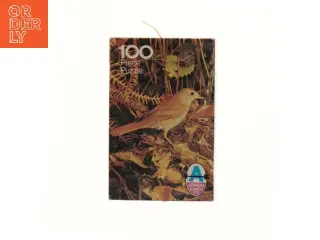 100-brikkers puslespil med nattergal (str. 15x10 cm)