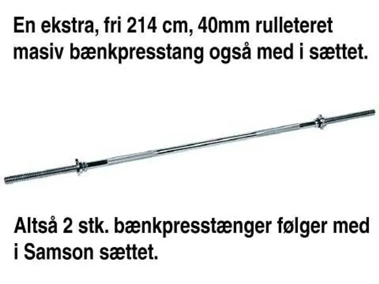 Billede 5 - Fitness multistation/Homegym sæt m. bænk