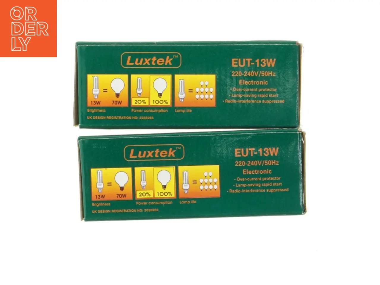 Billede 2 - Luxtek EUT-13W Energisparepære fra Luxtek (str. 220-240 v)