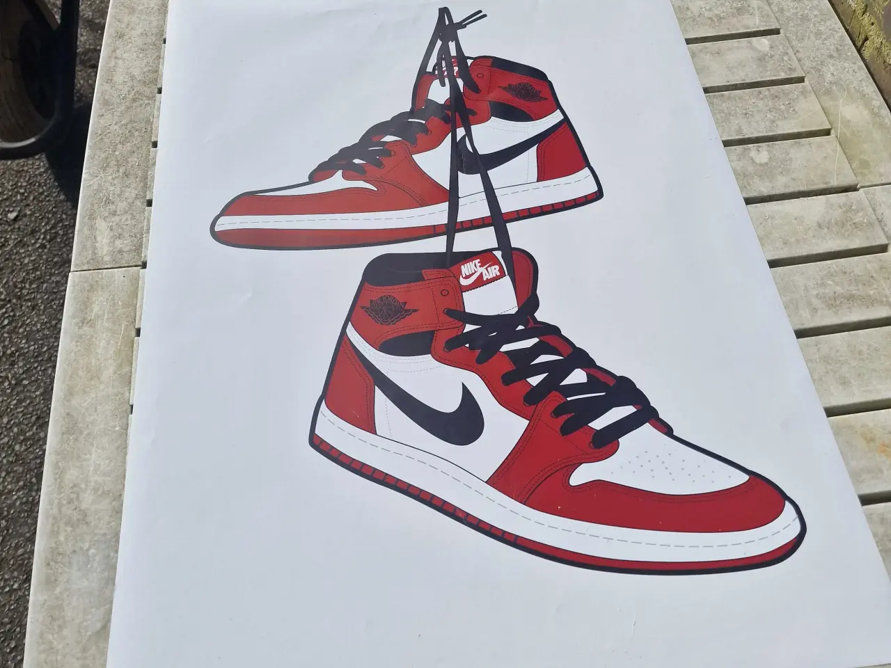 Billede 1 - Plakat NIKE AIR JORDAN