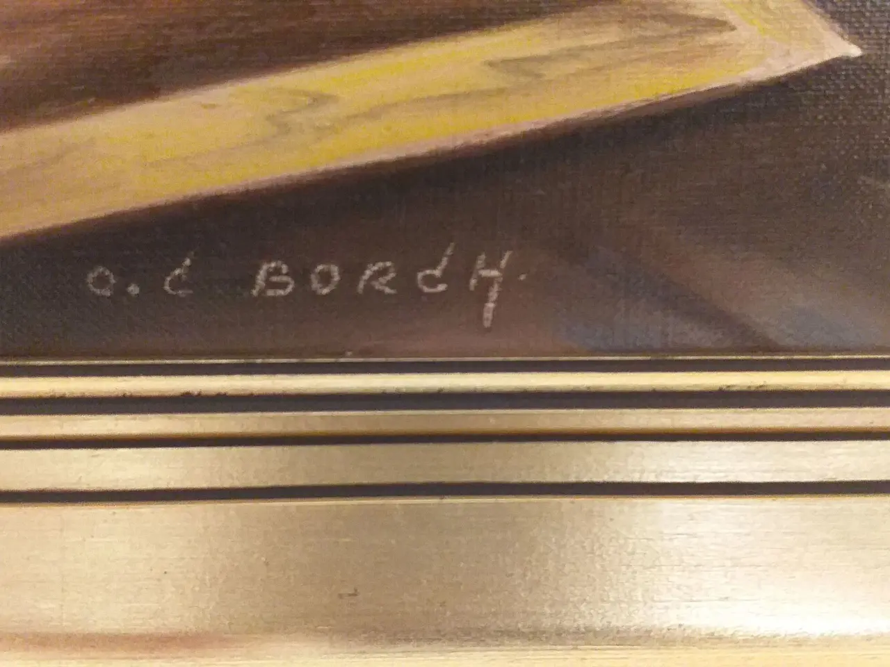 Billede 2 - Ole C. Borch, olie på lærred