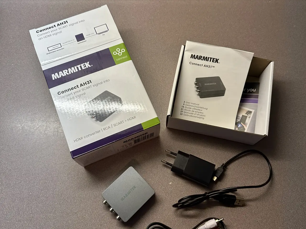 Billede 1 - HDMI konverter Marmitek Connect AH31 SCART/RCA