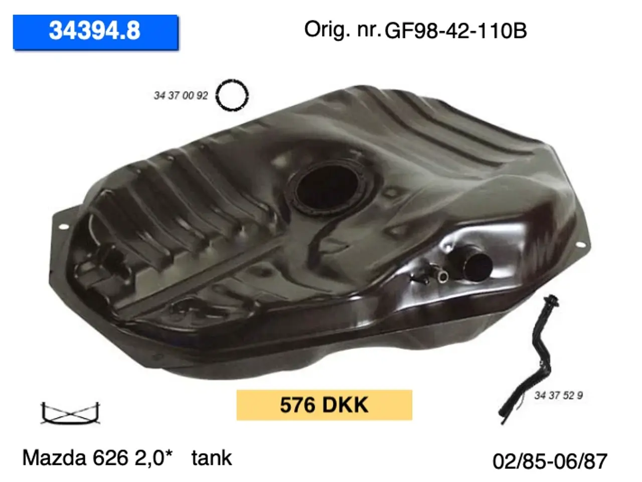 Billede 6 - Mazda 626 GB-GC (78-87) tanke