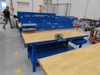 Arbejdsbord med skruestik RIDGID Junior 140