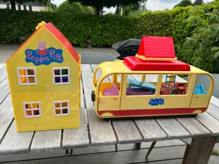 Gurli Gris hus og Camping bus
