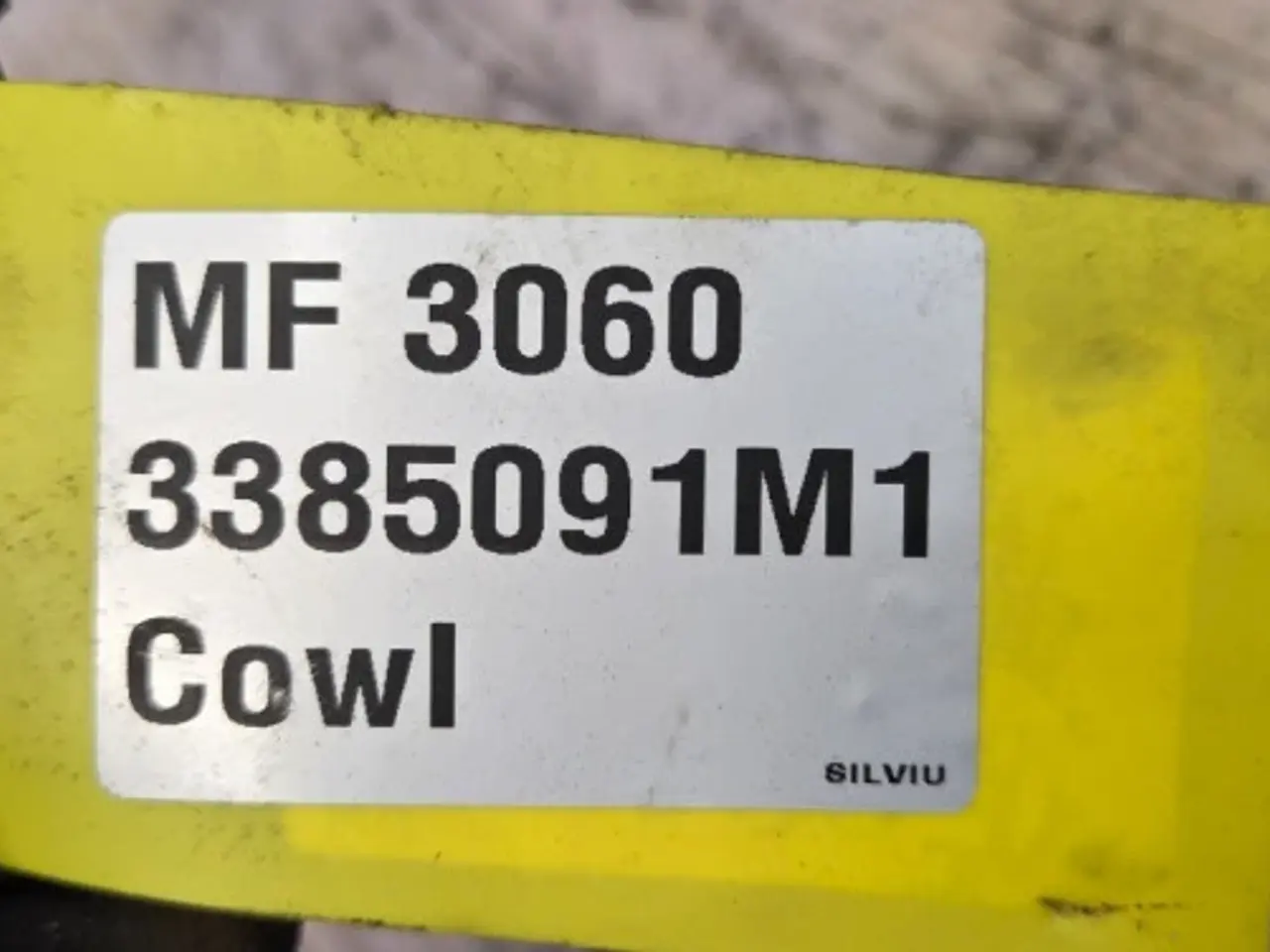 Billede 4 - Massey Ferguson 3060 Kappe 3385091M1