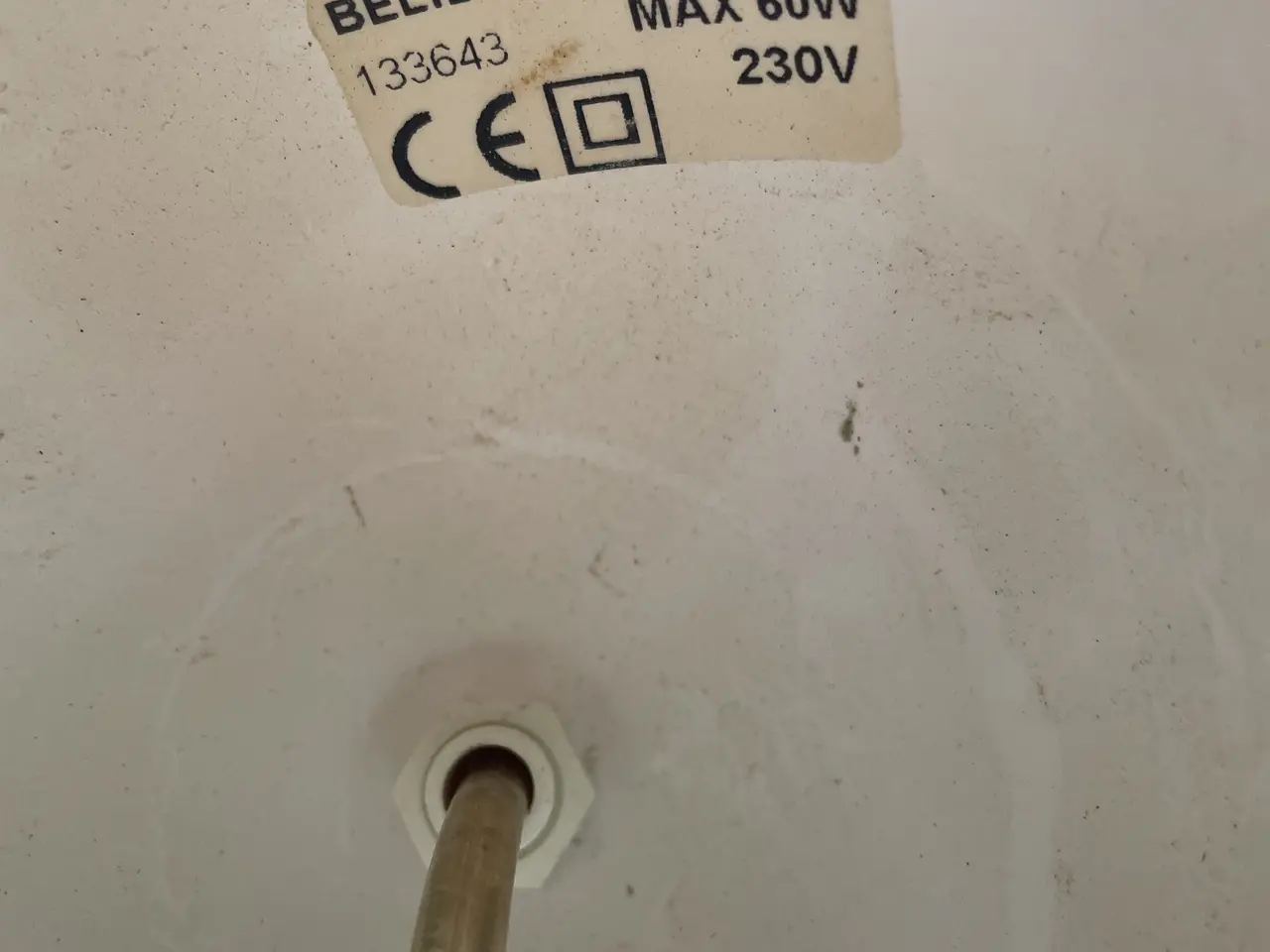 Billede 3 - Svensk Belid loftslampe