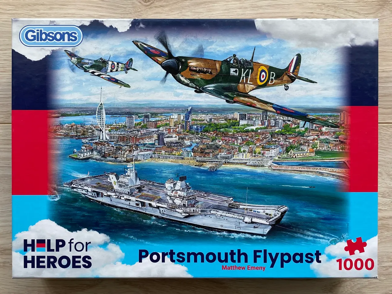 Billede 1 - (NY) Portsmouth Flypast 1000 brikker